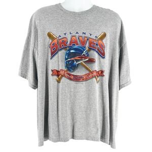 Y2K Atlanta Braves MLB National League tshirt 2004 vintage